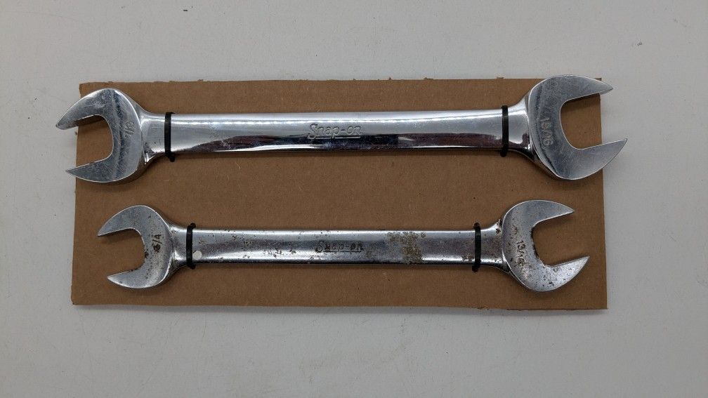 Snap-On (VO 2830) (VO 2426) SAE Doble Open End Wrech (2 Piece)