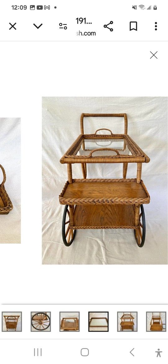 Heywood Wakefield Tea Cart