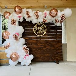 Garland And Backdrop