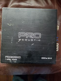 Pro acoustic Amp