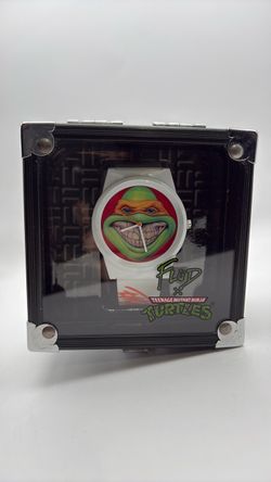 2012 Flud Teenage Mutant Ninja Turtles Ron English Michelangelo Watch