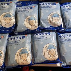 No-Rinse Shampoo Caps / Dry Hair Wash (8 Packs)