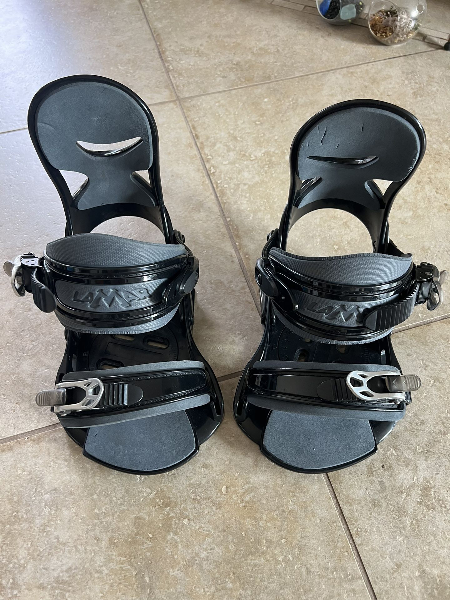 Mint Lamar MX15 Snowboard Bindings Size Medium