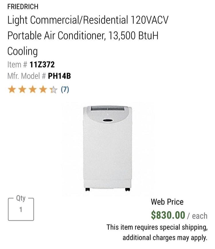 Portable AC 4 in 1 Brand New Throw a price