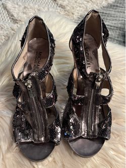 Michael Kors caged heels