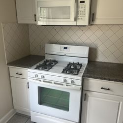 kitchen appliances with washer and dryer