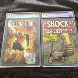 Batman/BlackPanther/Black Adam/ Shock Comic Book