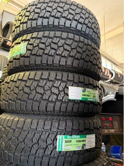 🚘🚨vendo set de llantas Lt 265 70 17 Goodride tires allterain