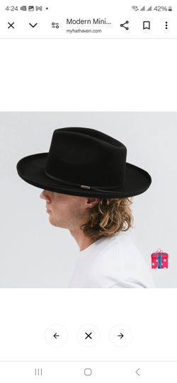 Mens Minimalist Felt Hat