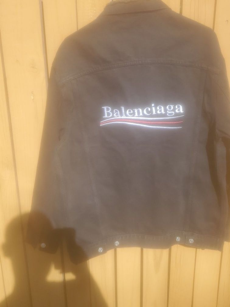 Balenciaga Jean Jackets $250 Or Best Offer (contact info removed) Call If Interested. Brand NEW 