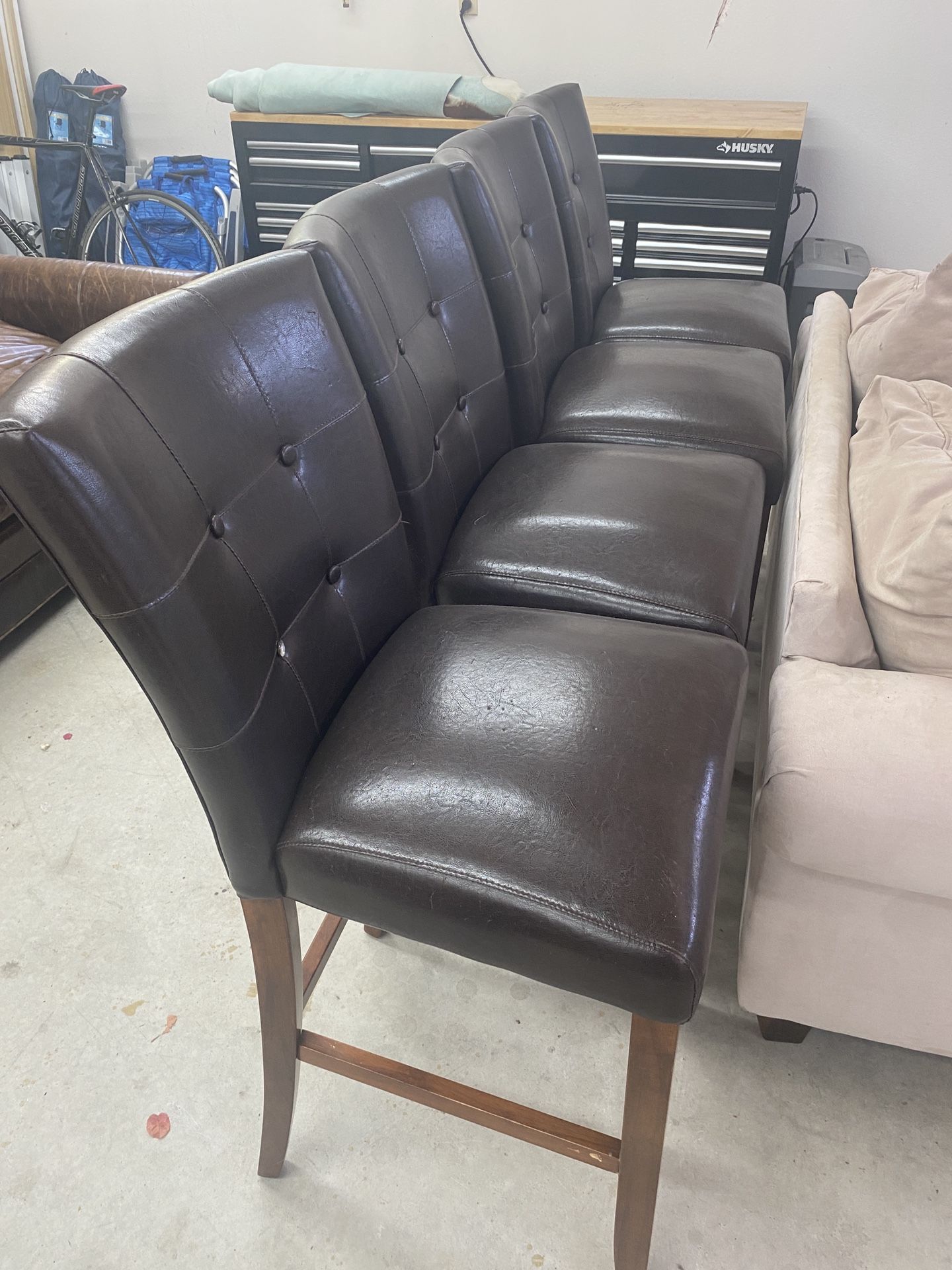 High Top Bar Stools (4)
