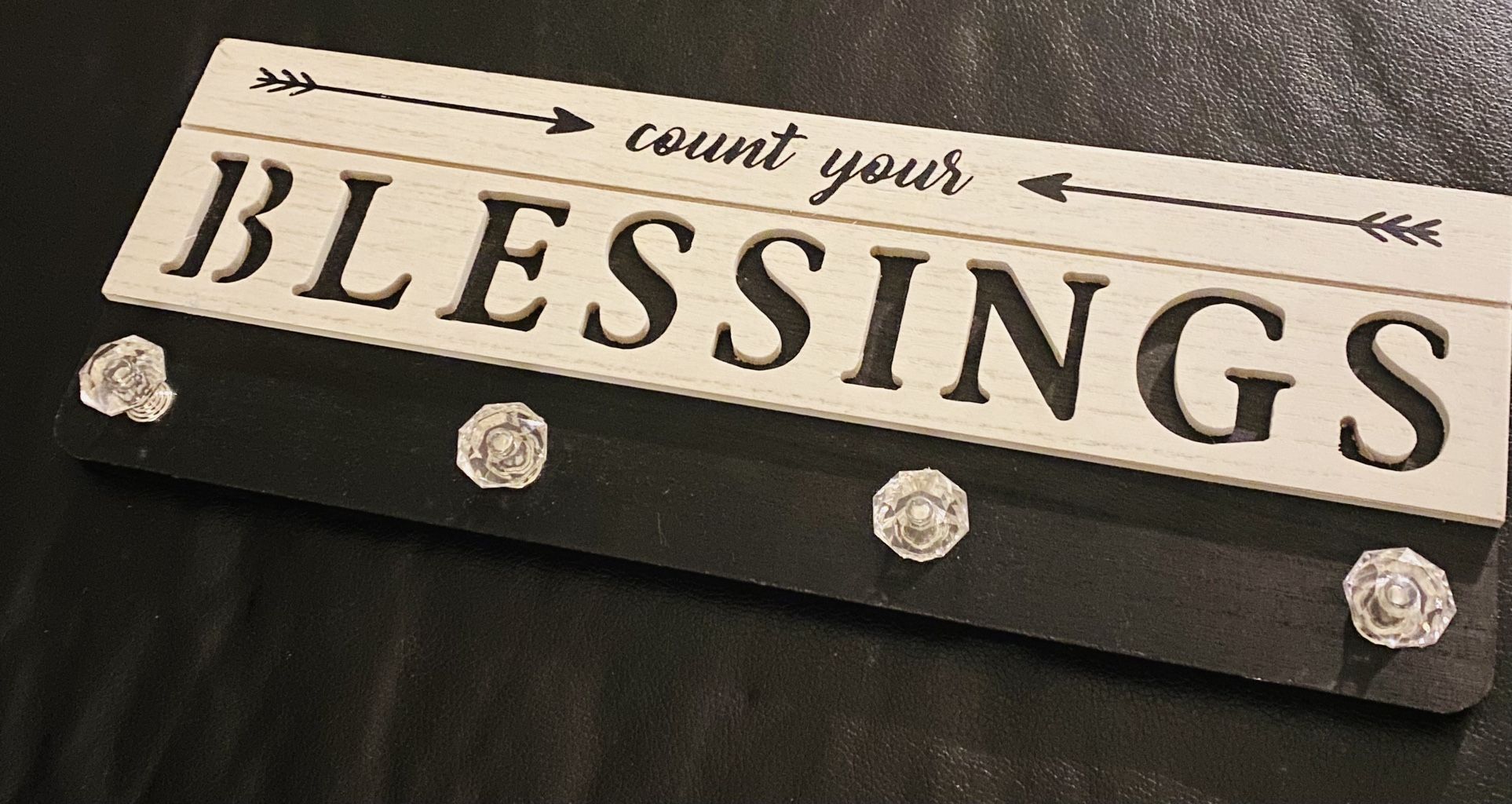 Count Your Blessings Wall Plaque