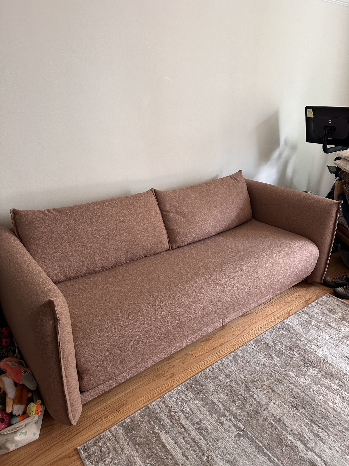 Koala, Beauty Sofa Bed 92" (3.5-Seater), Blush Sunset