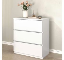 White 3 Drawer Dresser Brand New in Box