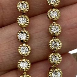 Roberto Coin 18k Gold Cento Diamond Drop Earrings 1.59tcw 1.5" Ruby Accent