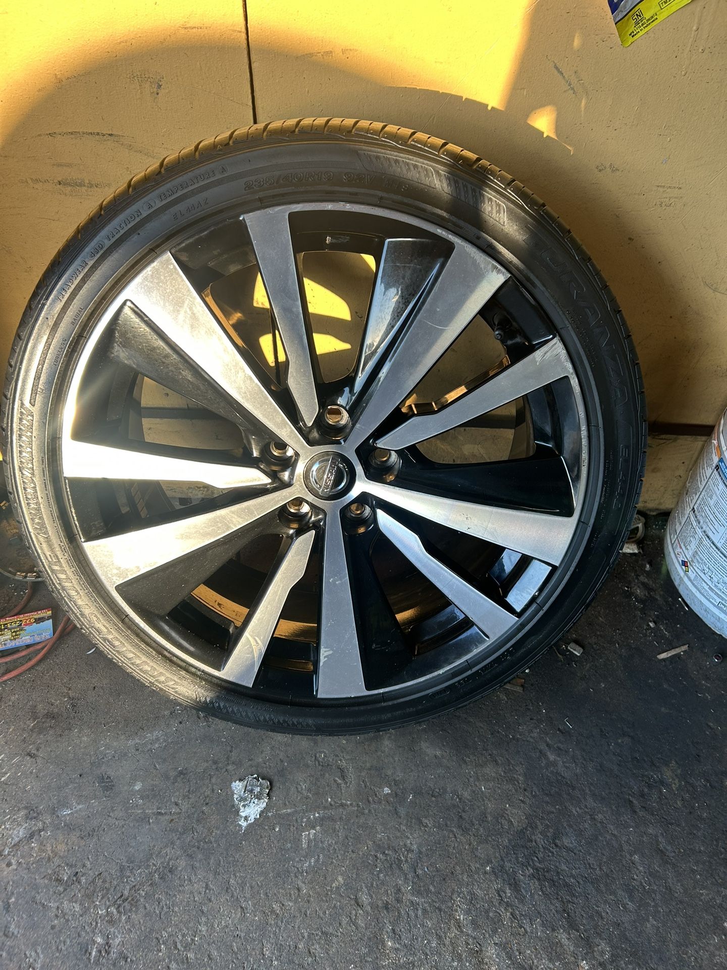 Only One 19” Nissan Altima Wheels And Tire