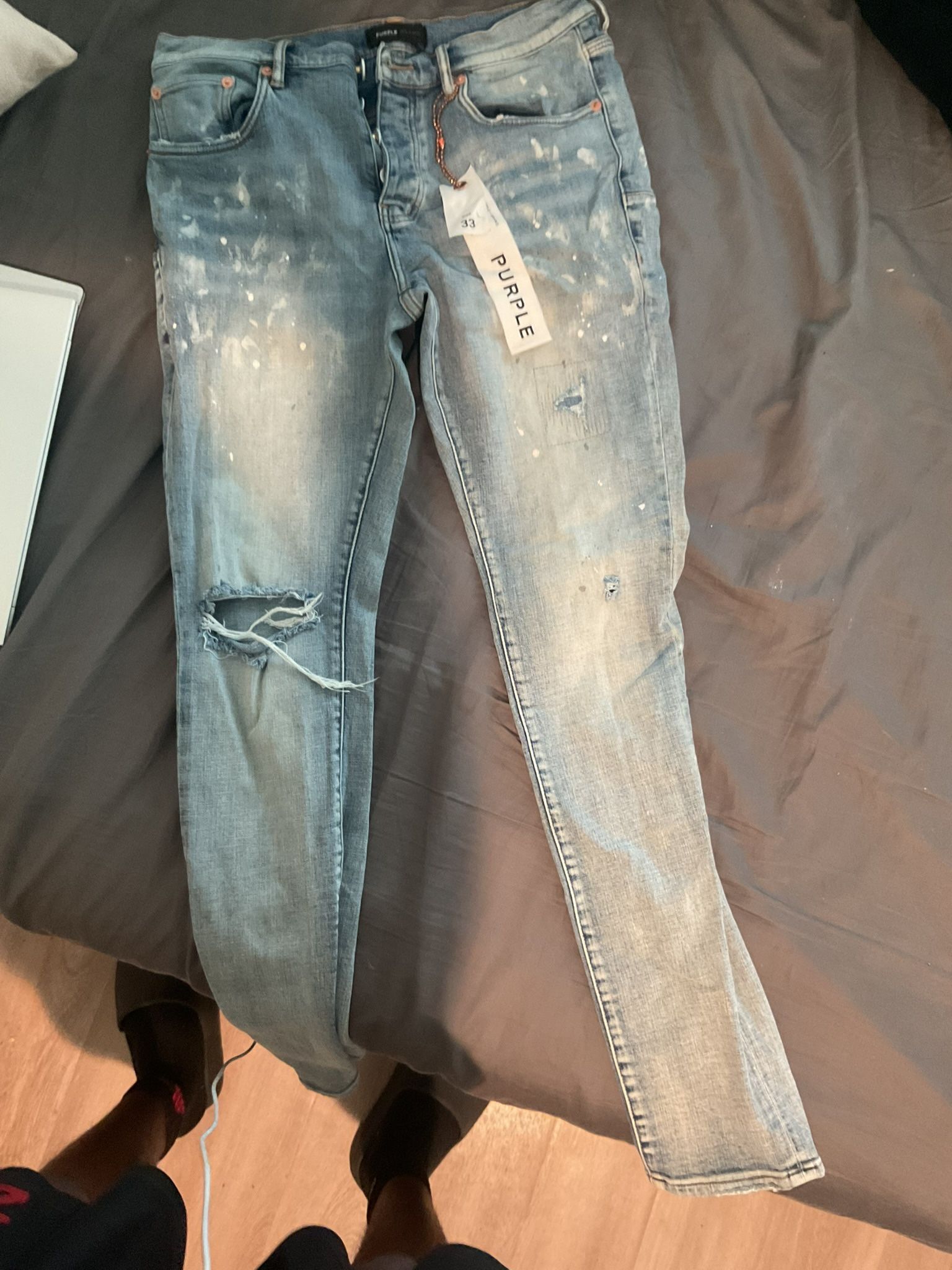 Purple Jeans Sz 33