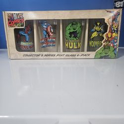 Marvel Comics Collectors Series Pint Glasses 4-Pack