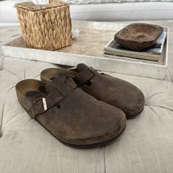 Birkenstock Leather Boston Clogs Mens 9.5
