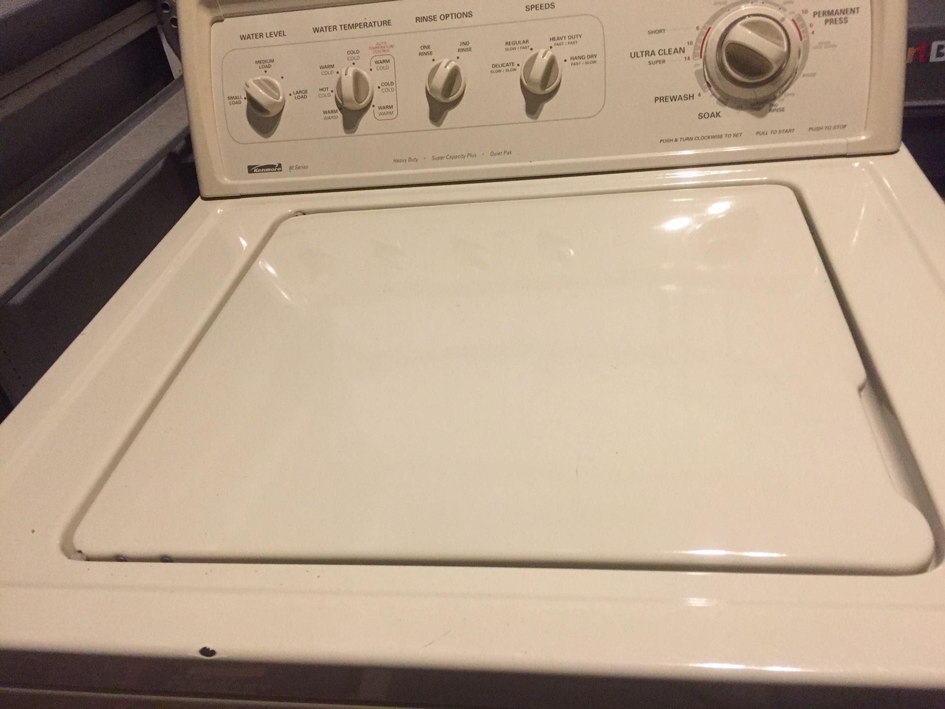 Kenmore washer (80 series, stylemaster 4217017)