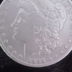 1896 S Morgan Dollar