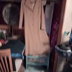 Camel Colored Katherine Kelly Cashmere Coat Full Length Size 8