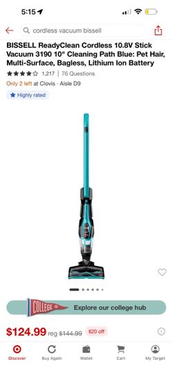 Cordless vac