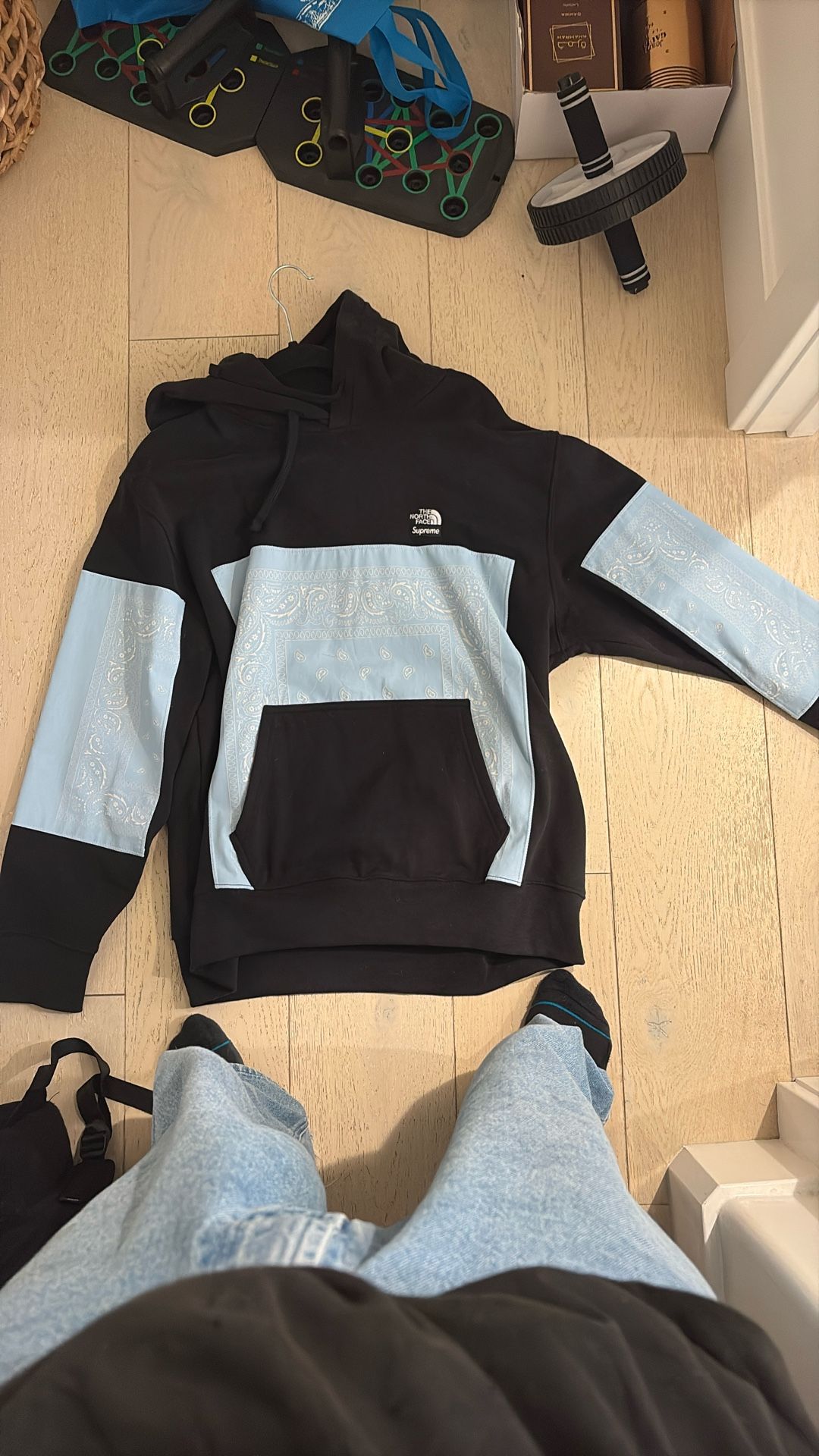 Supreme the North Face Bandana Hoodie