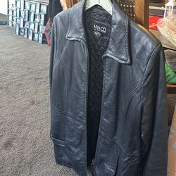 Medium leather jacket