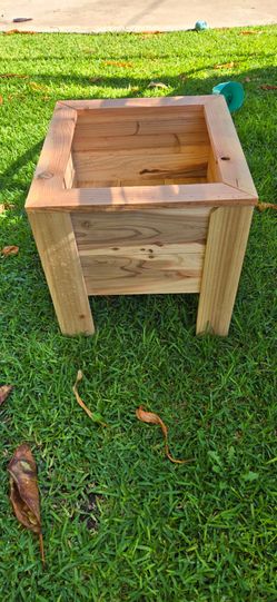 Handmade Wood Planter Box with Legs