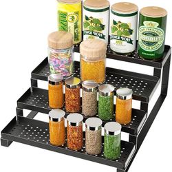 4-Tier Spice Rack Organizer for Cabinet