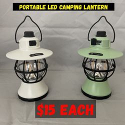New Retro Style Hanging Camping light Lamp USB Rechargeable Hanging Adjust Light Modes Waterproof for Outdoor Indoor Hiking 