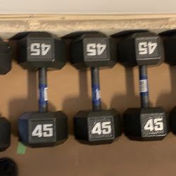 Dumbbells 45lbs