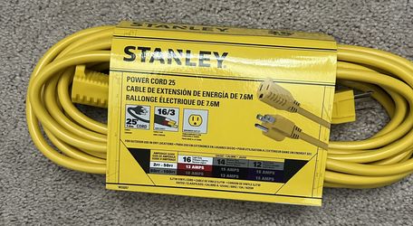 New Outdoor 25’ Power Cord