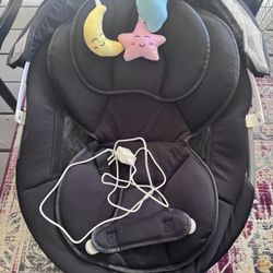  Electric Baby Swing for Infants with Bluetooth Music, 5 Sway Speed, Remote Control