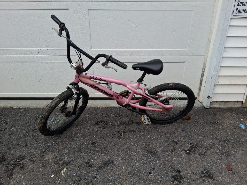 Girls 20" pink dyno divine BMX bike