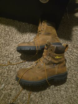 Thorogood safety composite toe work boots size 10 lightly used