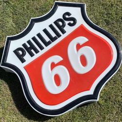 Vintage Phillips 66 Sign 
