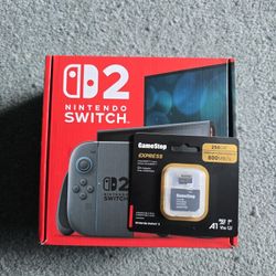 New In Box - Nintendo Switch 2 & Memory Card 256GB