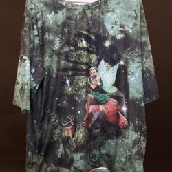 oversized green fairy tee