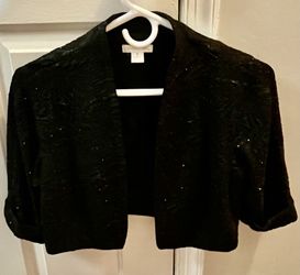 London Times Sparkly Little Jacket. Holiday. Party. Wedding. Events.