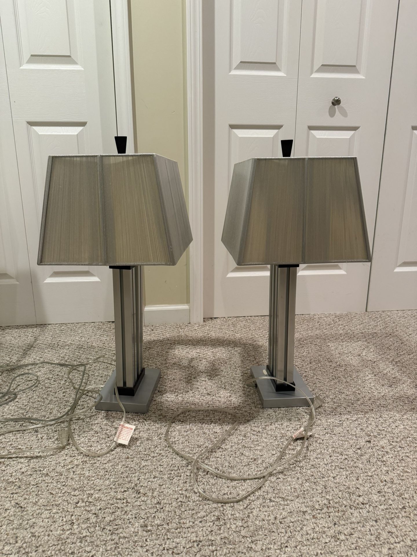 (2) Bedside Lamps