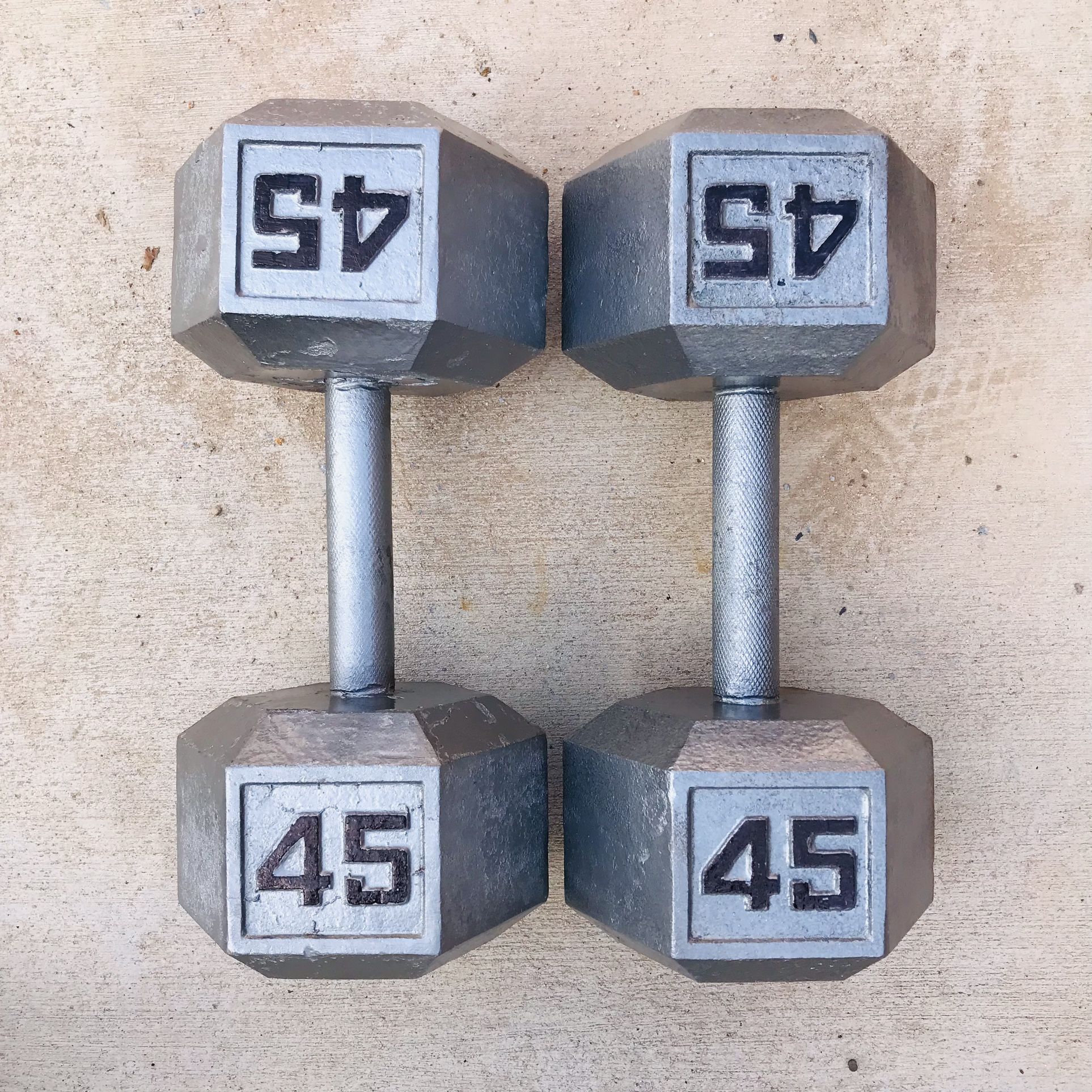 45 Lb Dumbbell Weights 