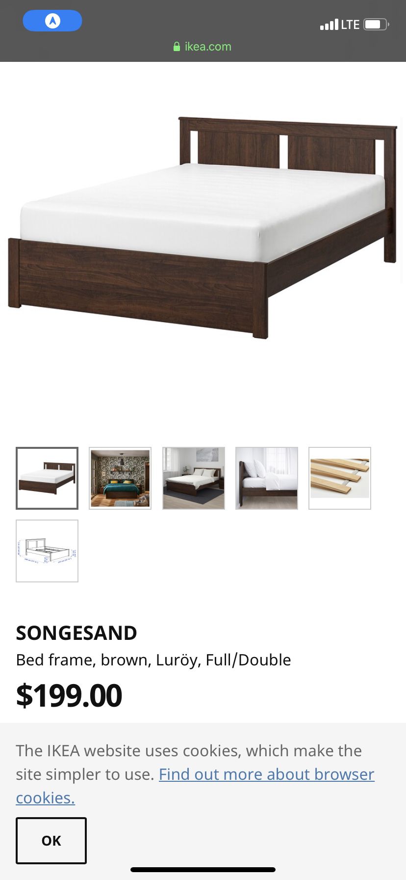 Ikea full size bed