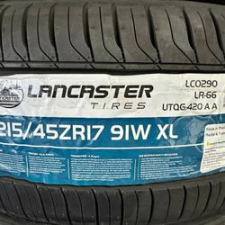 215 45 17 New Tires Set 