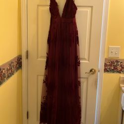 Windsor Flocked Velvet Dress