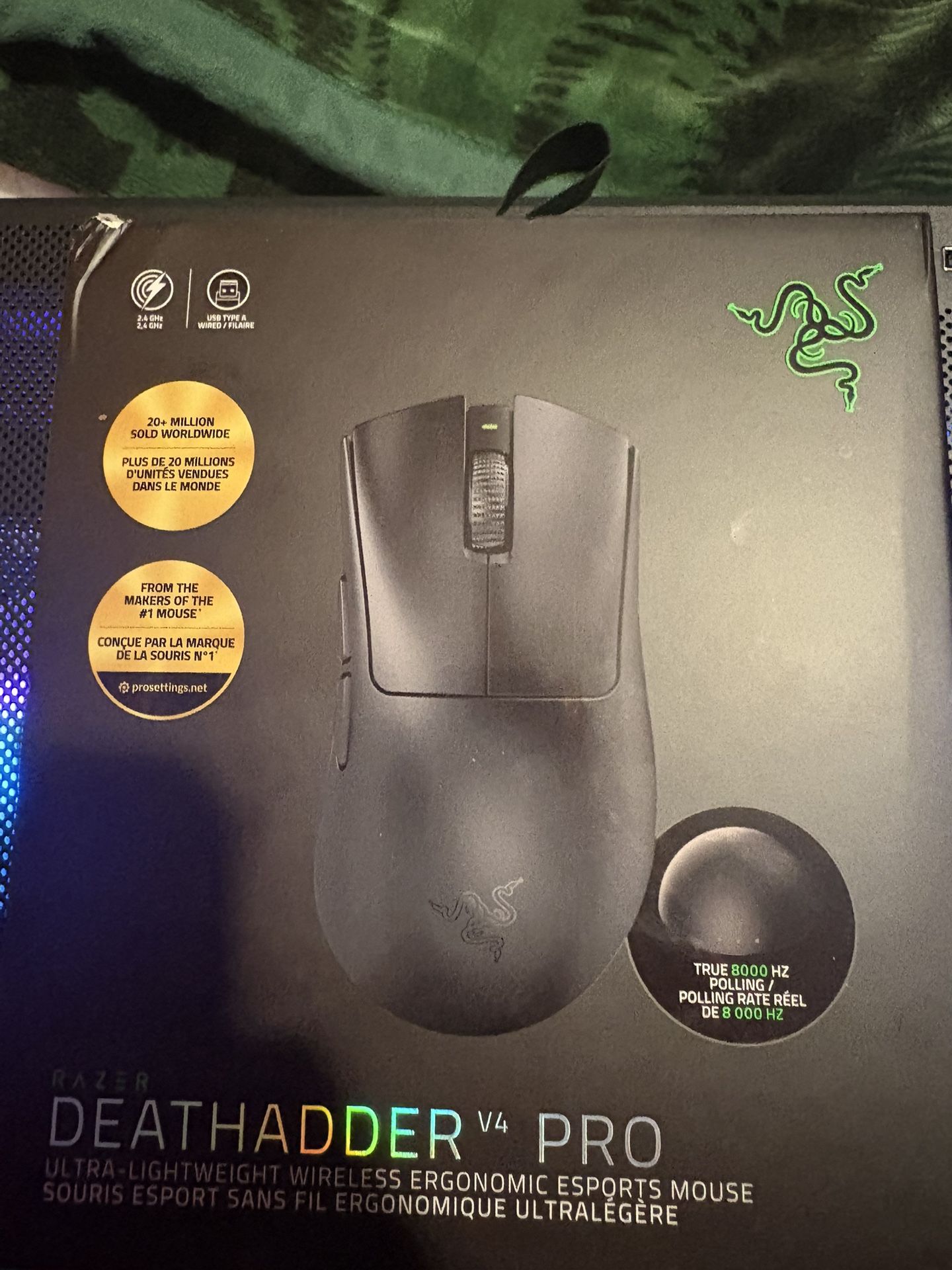 Razer DeathAdder V4 Pro Wireless Gaming Mouse (Like New)