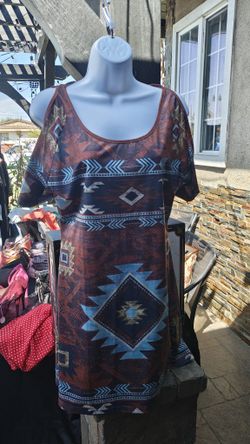 New Without Tags Cowgirl Dress Medium 