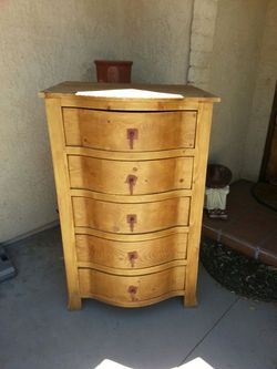 Solid Wood/Solid Rod Iron Bed&Chest of Drawers