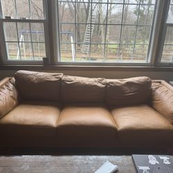 Leather Couch Paid $1800 